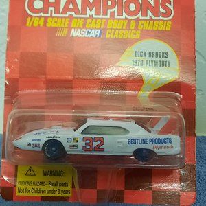 Vintage Nascar Classics Stockcar Dick Brooks 1970 Plymouth Superbird Stockcar